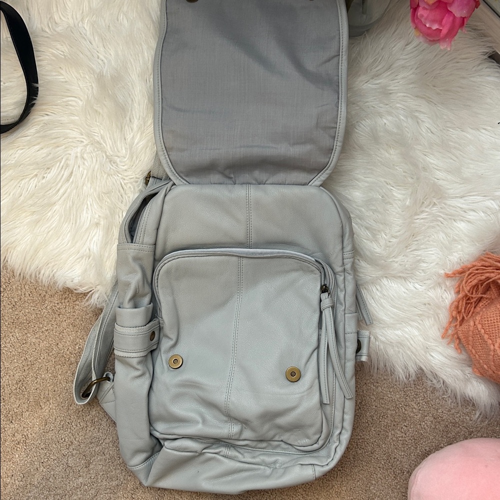 Hurley Light Gray Interior Backpack - image 2